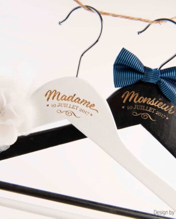 lot de 2 Cintres Monsieur & Madame