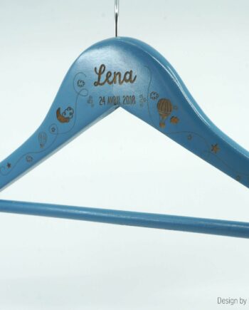 Cintre personnalisé pour enfant : modèle mongolfière