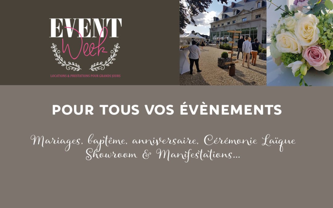 Event’Week, un partenaire en OR