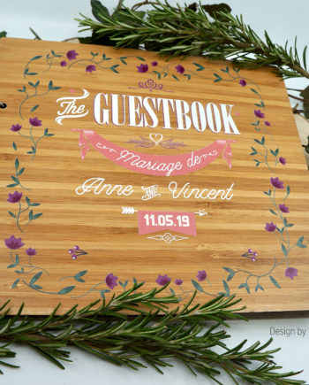 Guestbook Motif Floral