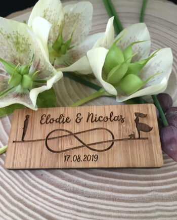 Magnet Amour Infini en bois