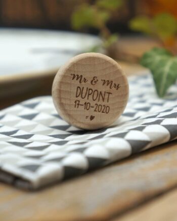 Bouchon Mr & mrs personnalisable