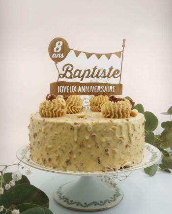 Cake Topper anniversaire enfants