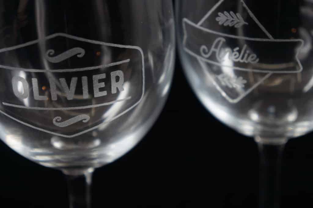 Gravure sur verres