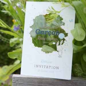 invitation baby shower pour garçon