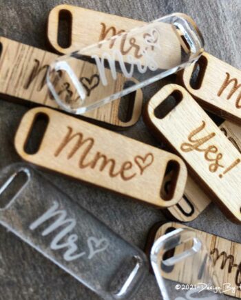 lace lock personnalisable pour mariés