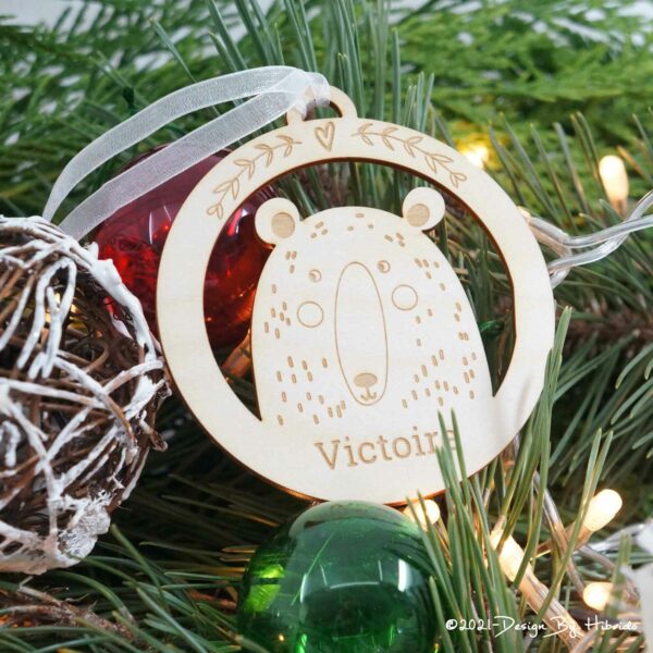 Boule de Noël Ours
