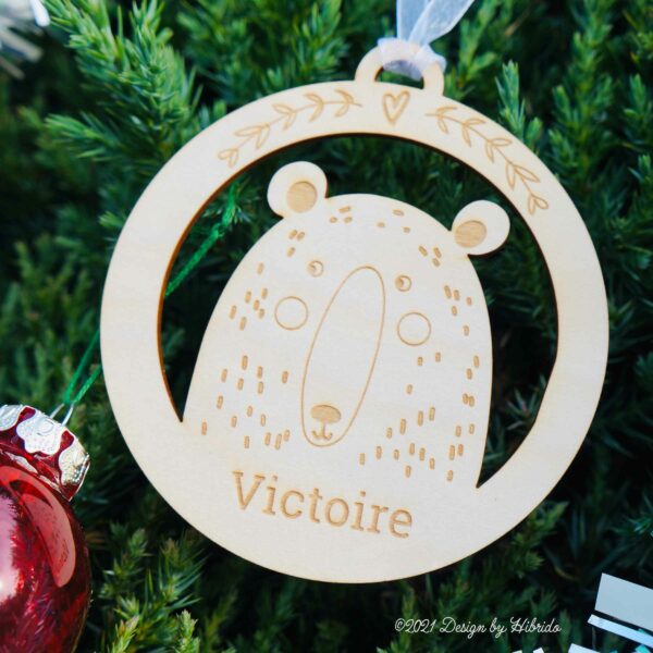 Boule de Noël Ours