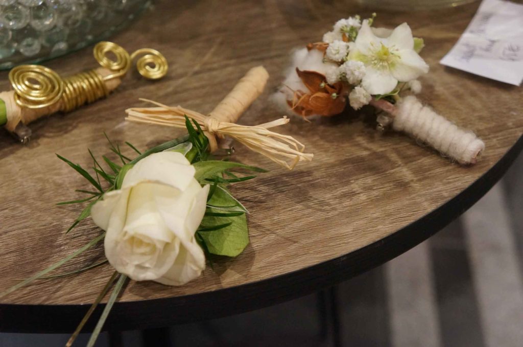 Boutonnière mariage