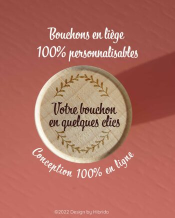 Bouchons en liège et en bois 100% personnalisables