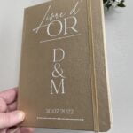 Livre d'or mariage couleur OR