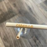 Paille personnalisée bambou avec prénom