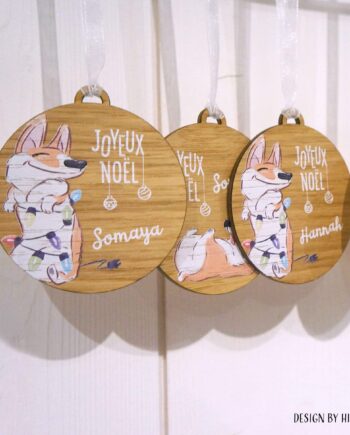 Décoration sapin de noël : Welsh Corgi