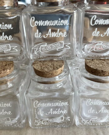 Fioles en verre
