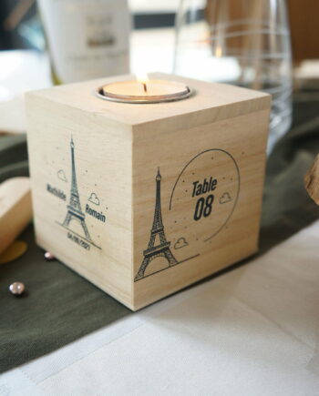 Bougie table mariage