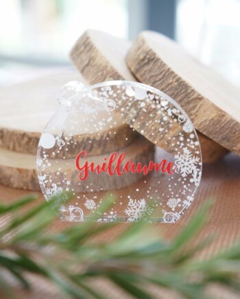 marque place en forme de boule