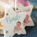 Etoile premier Noël de bébé