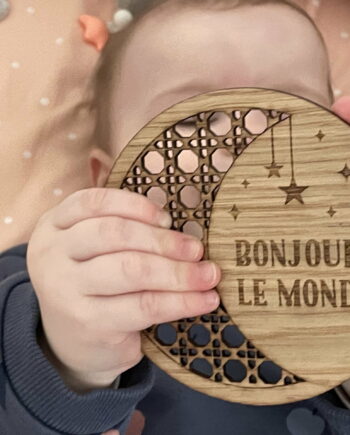 Bonjour le monde - Carte bienvenue Bébé