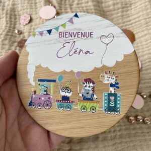 carte bienvenue spéciale bébé fille