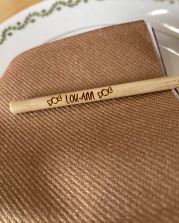 paille personnalisée bonbons