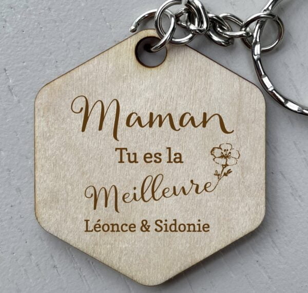 porte clé pour la meilleure des mamans