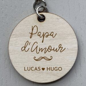 porte cle papa d'amour