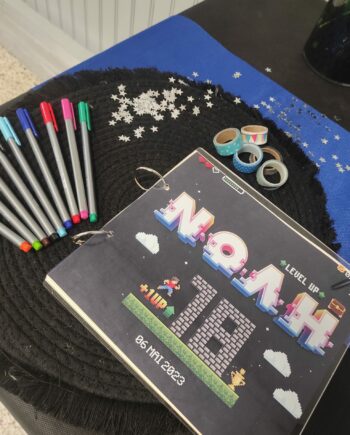 livre d'or anniversaire 18 ans gamer