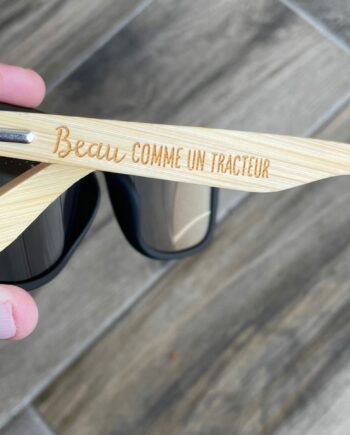 lunette de soleil personnalisées de votre message