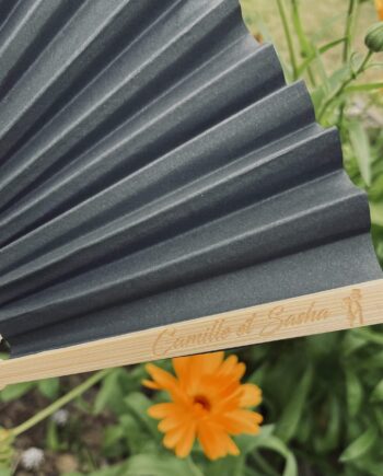 eventails personnalisés avec texte