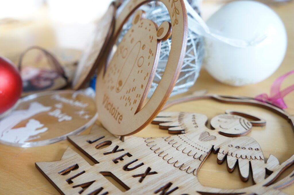 Décorations de Noël personnalisées